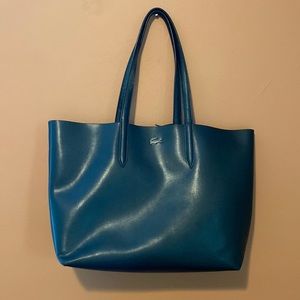 Lacoste Leather Tote Bag